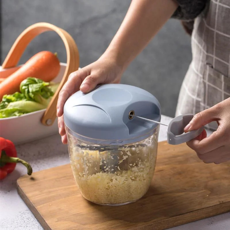 Manual Meat Mincer & Garlic Chopper – 500/900ML