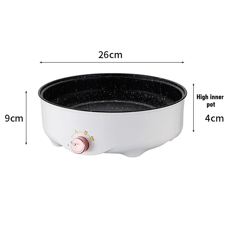 Nonstick Electric Frying Pan – MultiCooker 220V for BBQ & Steak