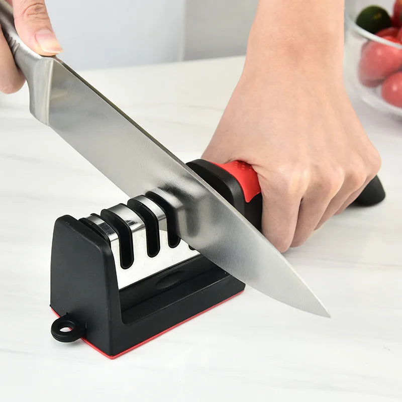 Kitchen Knife Sharpener – 4 Segment Handheld