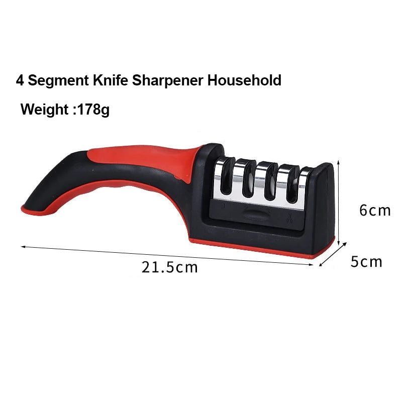 Kitchen Knife Sharpener – 4 Segment Handheld