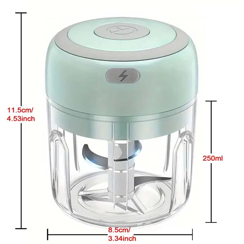 Mini Electric Garlic & Food Chopper 250ML