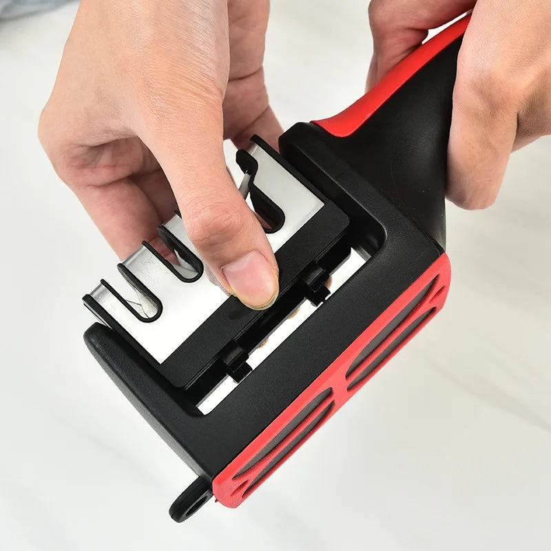 Kitchen Knife Sharpener – 4 Segment Handheld