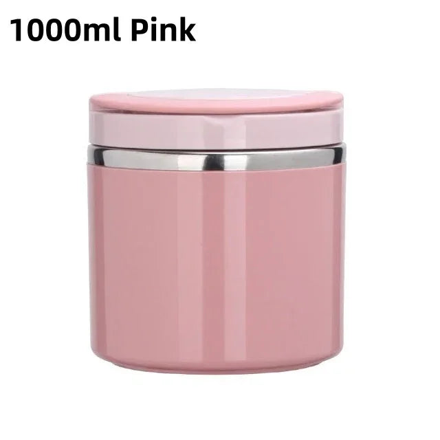 Food Thermal Jar 630/1000ml – Insulated Stainless Steel Lunch Box