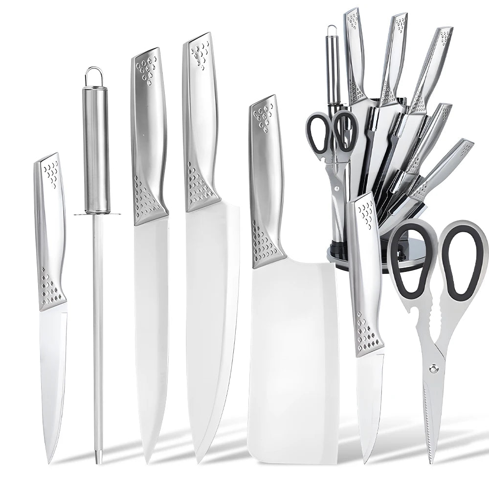 8pcs Kitchen Knives Set 3CR13 Stainless Steel Chef's Knife