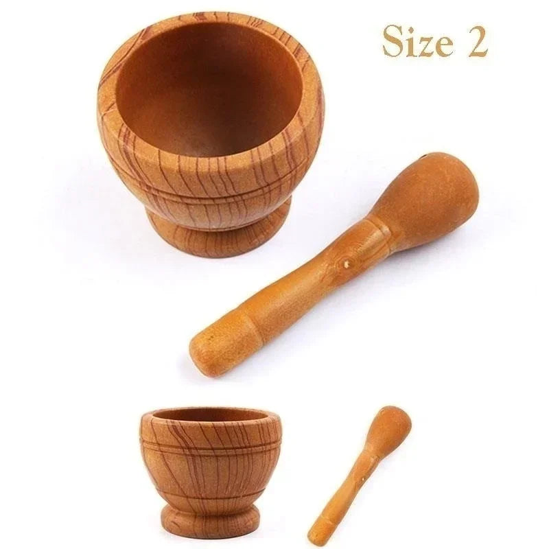Kitchen Mortar and Pestle – Resin Spice Grinding Bowl