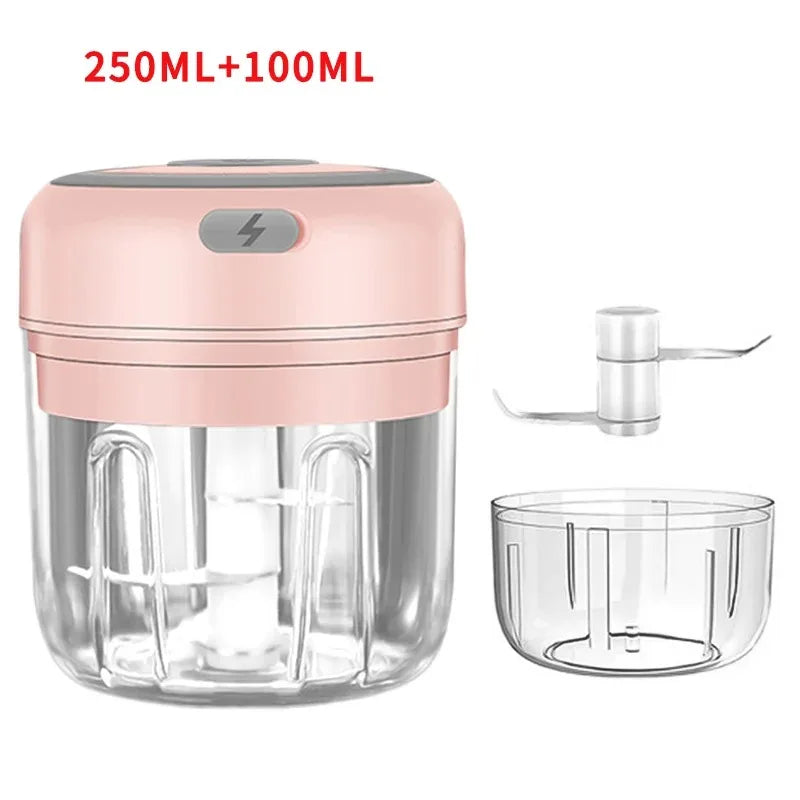 Mini Electric Garlic & Food Chopper 250ML