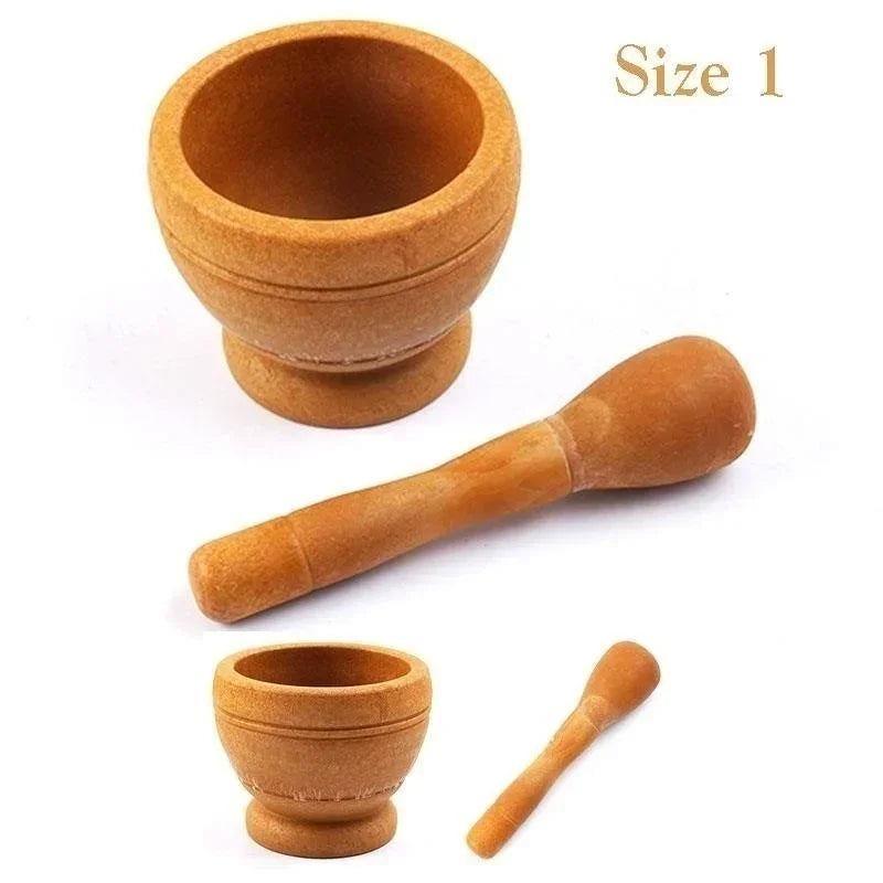 Kitchen Mortar and Pestle – Resin Spice Grinding Bowl