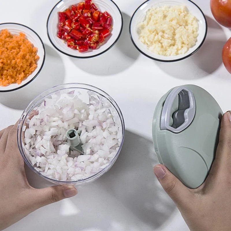 Manual Meat Mincer & Garlic Chopper – 500/900ML